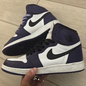 Jordan 1 Court purple